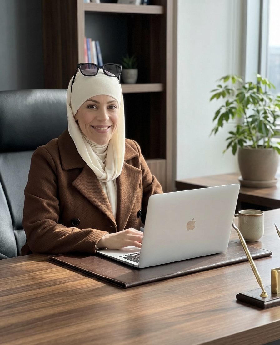 Naïma Mekouchech, fondatrice de Sassy Bold, DAF externalisée BTP